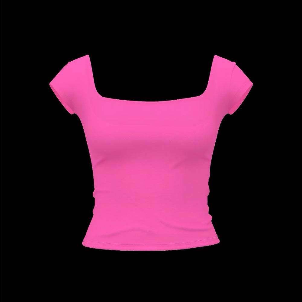 PINK
BASE‎ STRETCH CAP-SLEEVE TEE